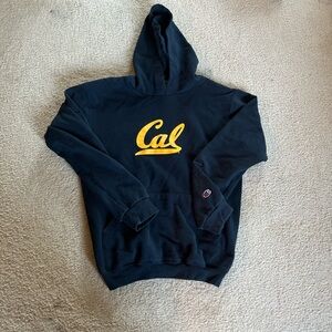 Cal champion, navy hoodie
